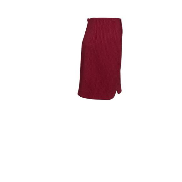 Lauren Conrad red textured pencil skirt size 2 - Picture 10 of 12